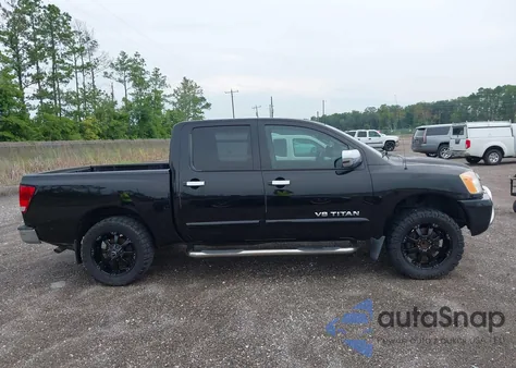 2009 Nissan Titan Se из США, поврежденный, VIN 1N6BA07D49N318814